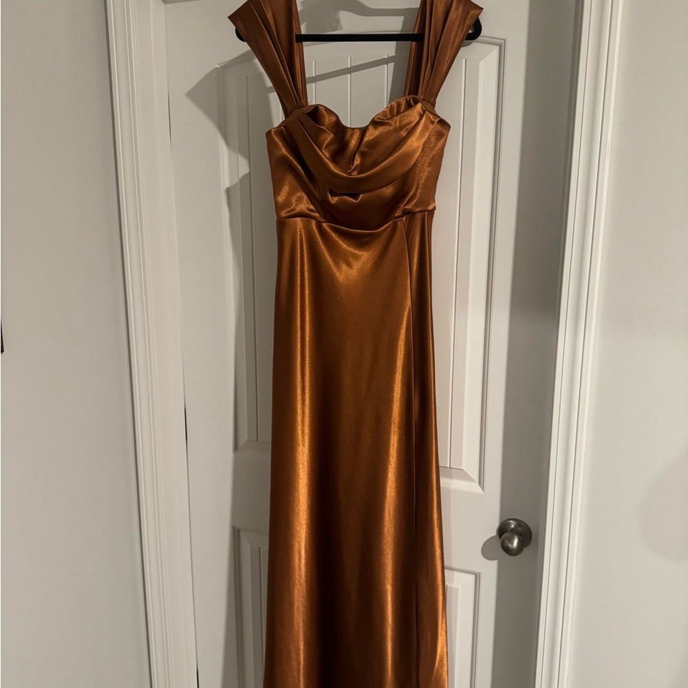 Birdy Grey Strapless Copper Dress